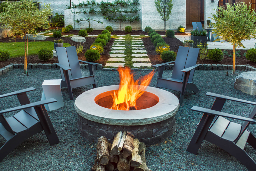 Outdoor Firepits Construction
